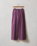 Women's Midweight Pintuck Flare Sweatpants - Italian Plum